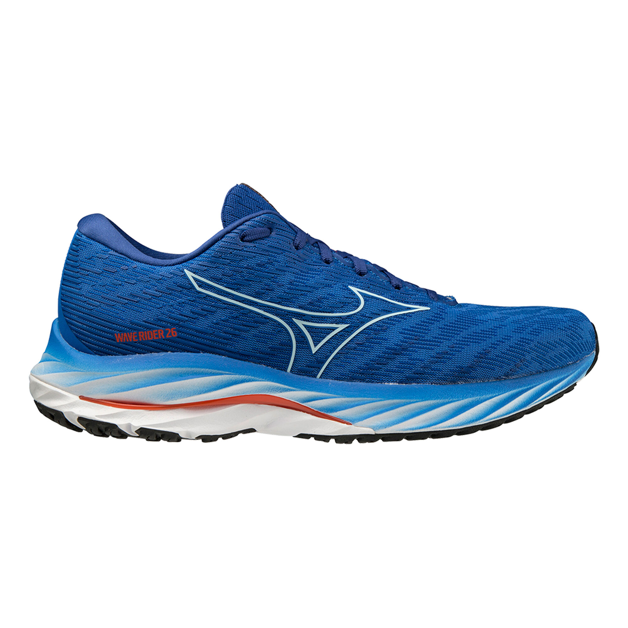 Mizuno Wave Rider 26 Neutralschuh Herren Blau, Rot online kaufen | Running Point