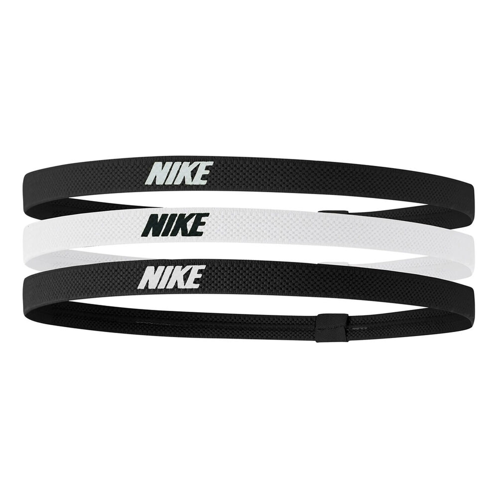 Nike Elastic 2.0 Stirnband 3er Pack - Schwarz, Weiß