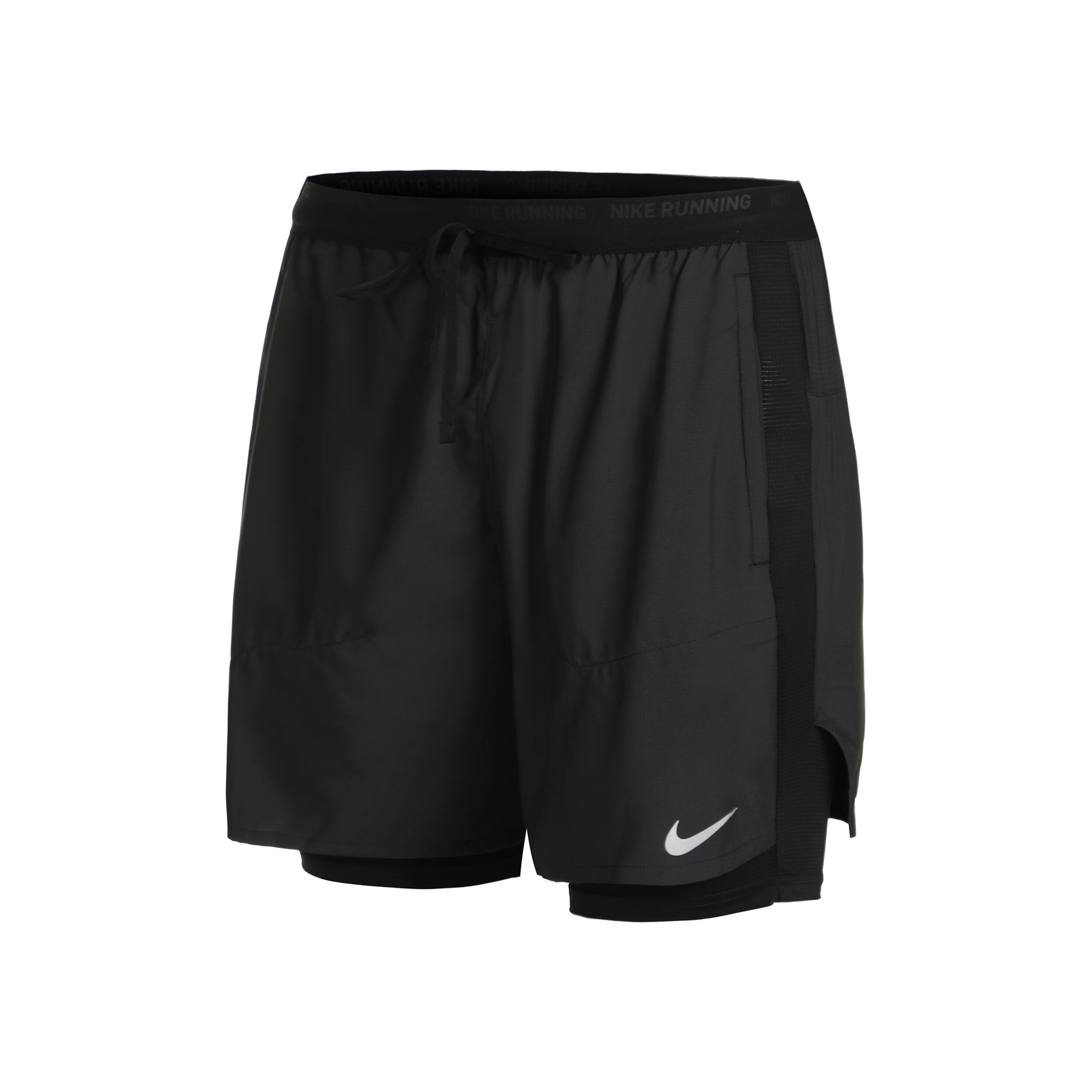 Nike Dri Fit Stride 2in1 7in Shorts Herren Schwarz Grau online kaufen Running Point AT