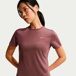 Nike Bekleidung Nike Swift Tee Laufshirt Damen-braun, silber