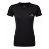 Core Laufshirt Damen-Schwarz,Weiß