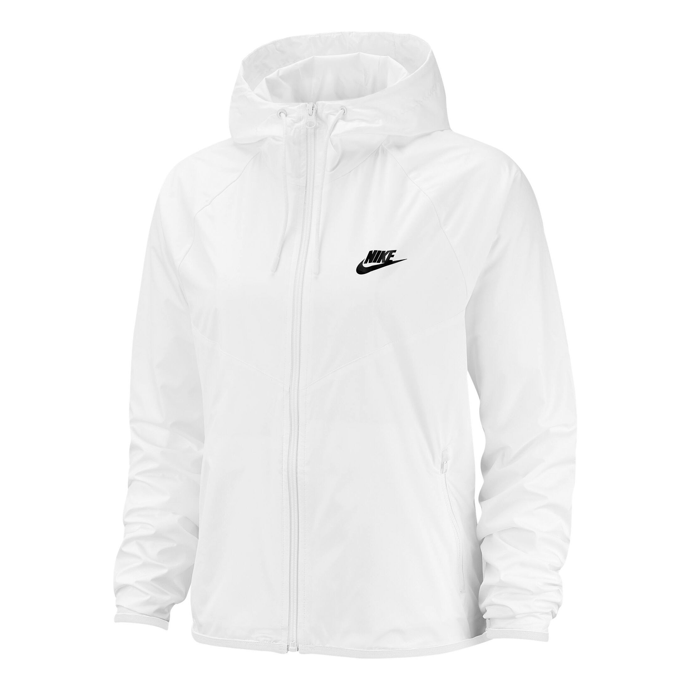 Nike Sportswear Windrunner Trainingsjacke Damen WeiB Schwarz in GroBe L online kaufen Running Point AT