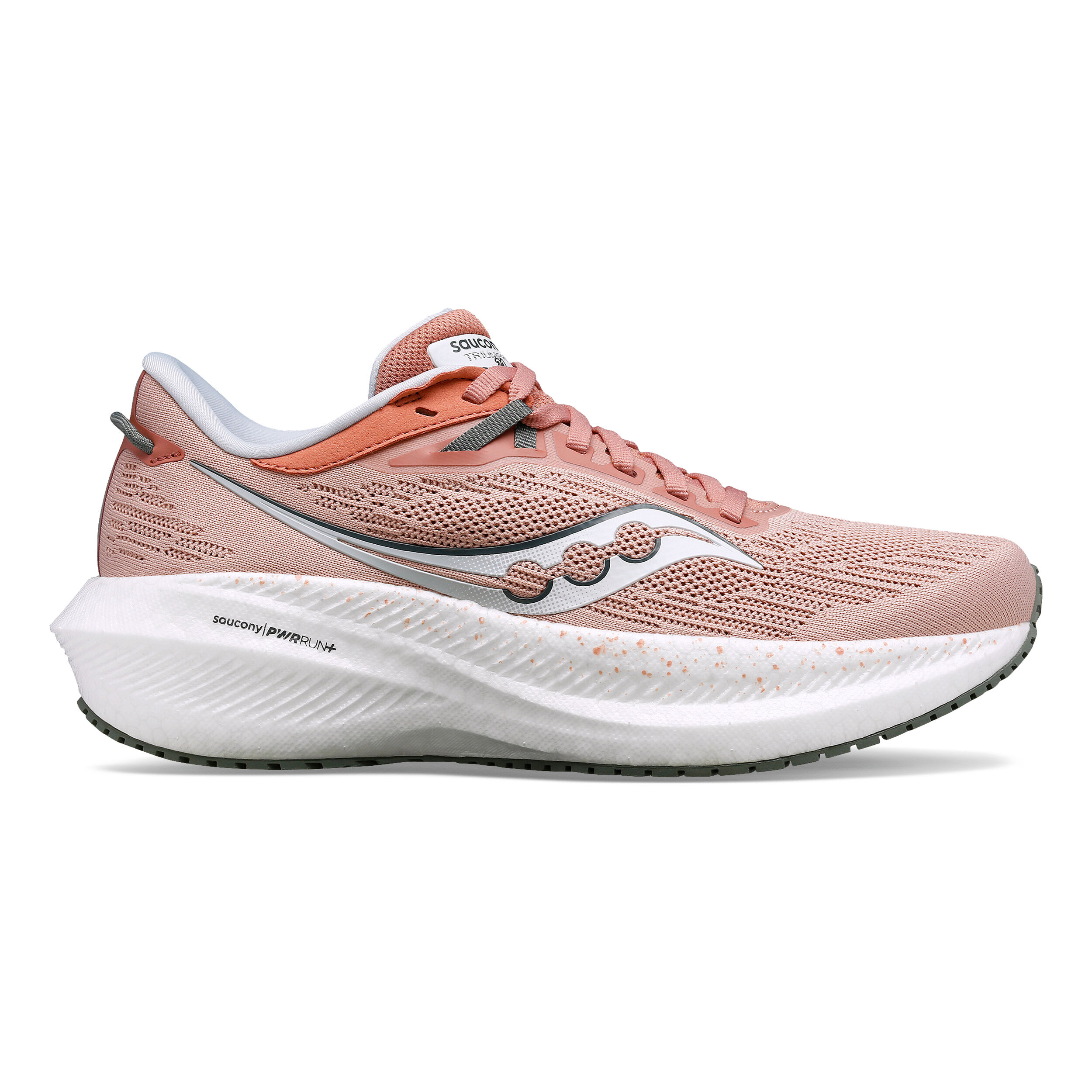 Saucony Triumph 21 Neutralschuh Damen Rosa Silber online kaufen Running Point AT