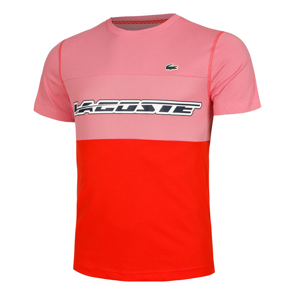 Lacoste T-Shirt Herren - Rot, Altrosa, Größe S