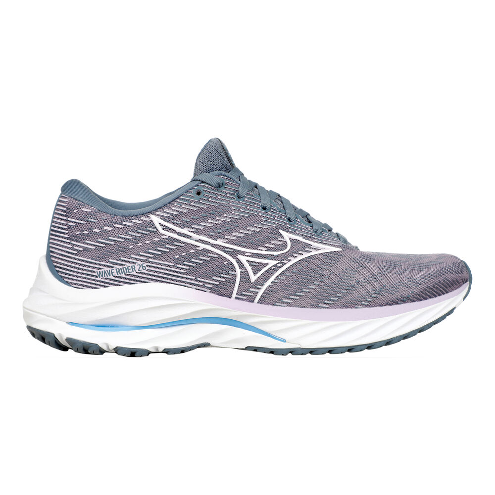 Mizuno Wave Rider 26 Neutralschuh Damen - Flieder, Grau, Größe 37