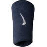 Swoosh Doublewide Schweißband 2er Pack-Dunkelblau,Weiß