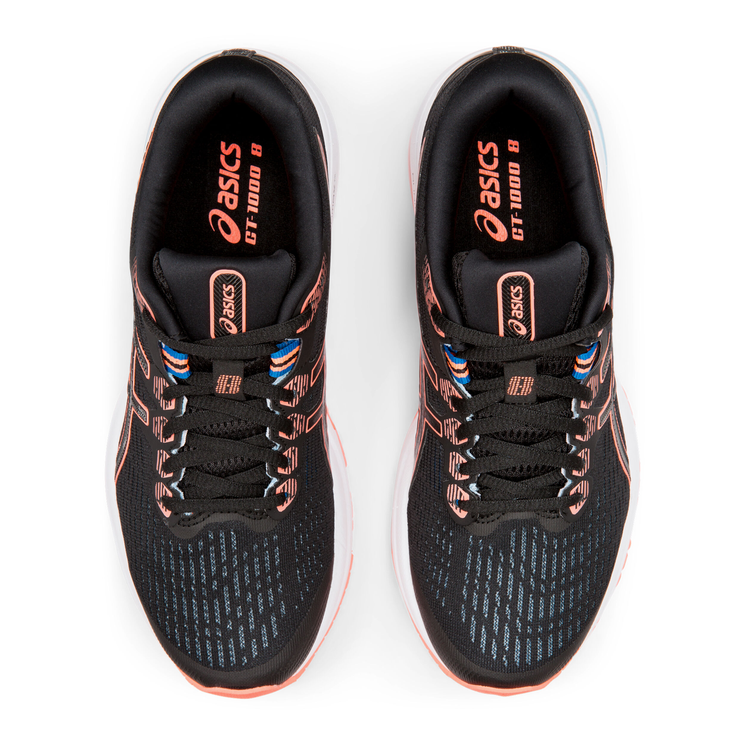ASICS GT 1000 8 Stabilitatsschuh Damen Schwarz Orange online kaufen Running Point AT