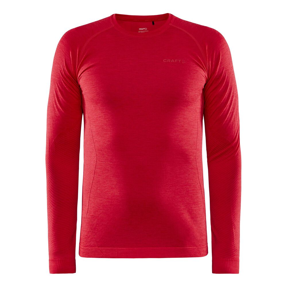 Craft Core Dry Active Comfort Longsleeve Herren - Rot, Größe XL