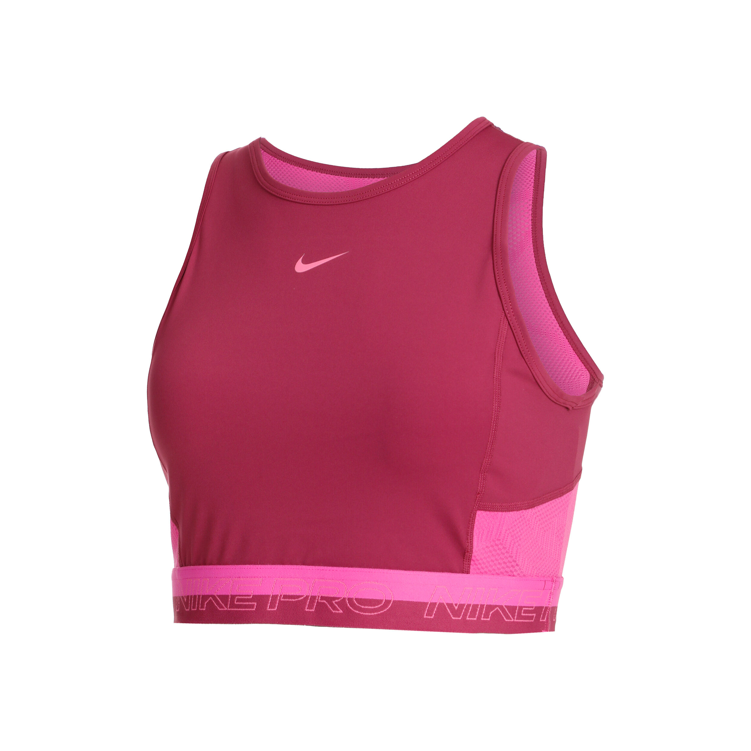 Nike Dri Fit Performance Cropped Tank Top Damen Rot Pink online kaufen Running Point AT