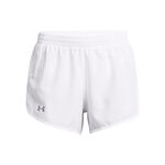 Under Armour Bekleidung Under Armour Fly By 3in Laufshorts Damen-Wei&szlig;
