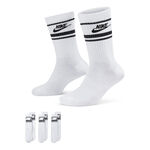 Nike Bekleidung Nike Sportswear Everyday Essential Tennissocken 3er Pack-Weiß,Schwarz