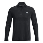 Under Armour Bekleidung Under Armour Seamless Stride 1/4 Zip Longsleeve Herren-Schwarz
