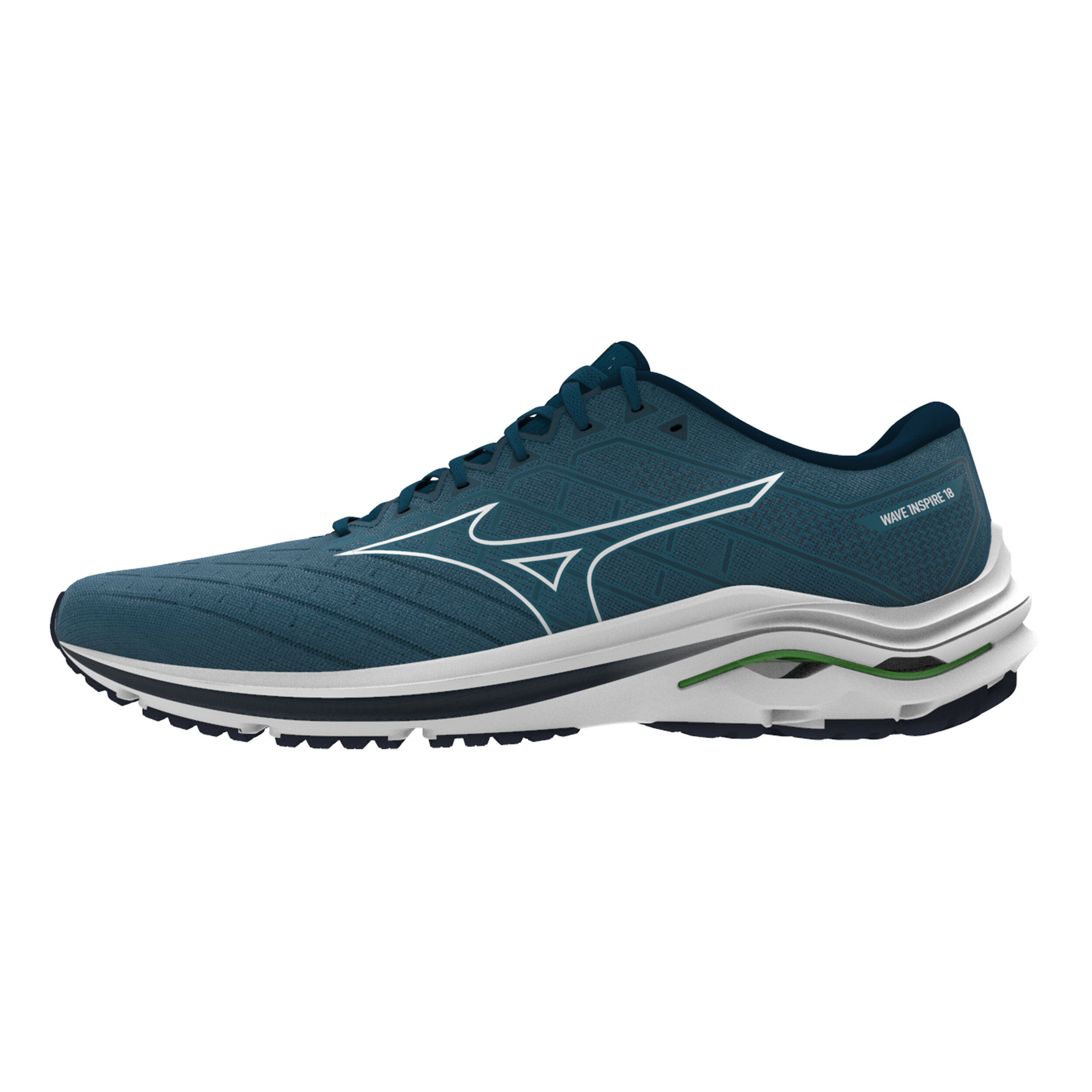 Mizuno Wave Inspire 18 Stabilitatsschuh Herren Blau WeiB online kaufen Running Point AT
