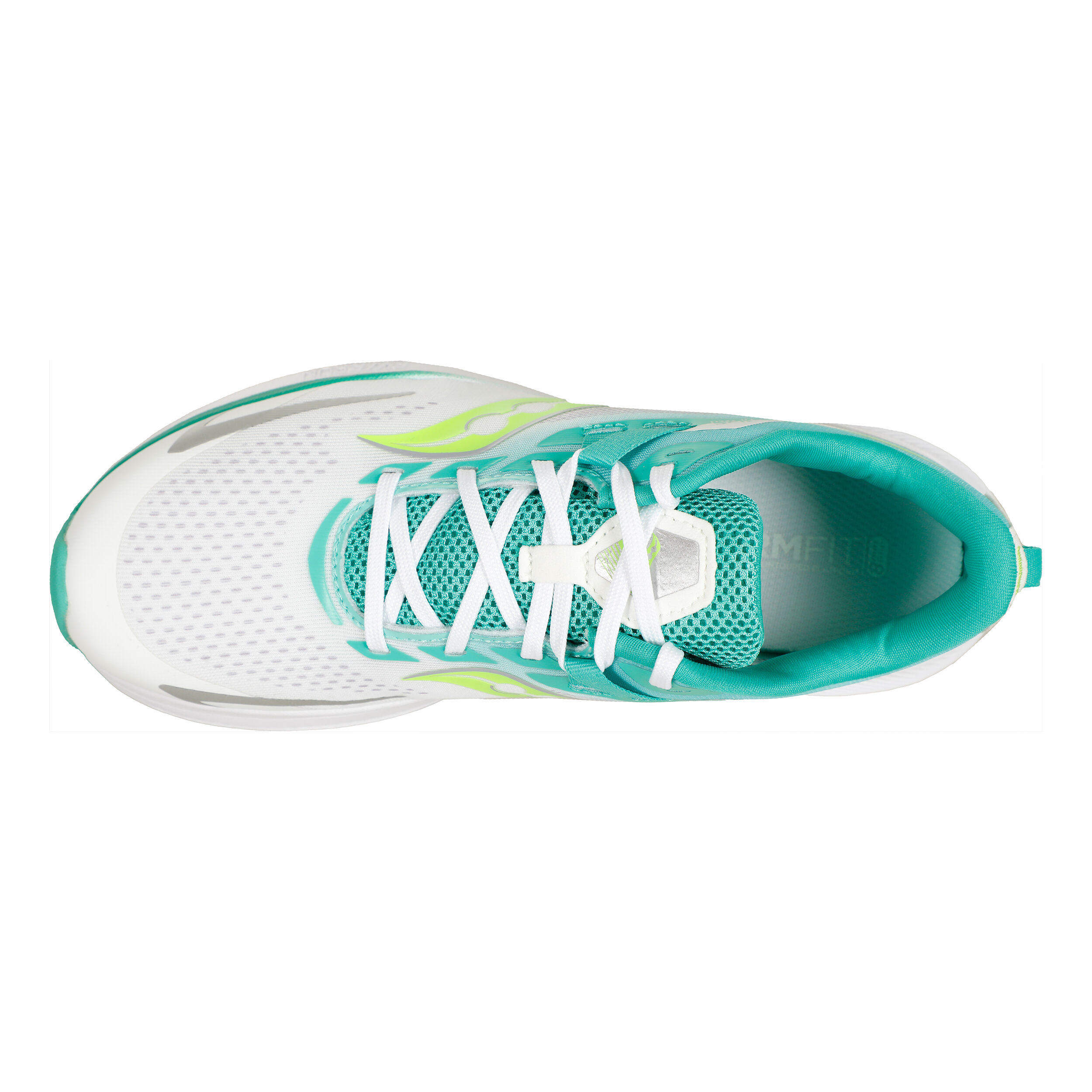 Saucony Ride 15 Neutralschuh Kinder WeiB Grun online kaufen Running Point AT
