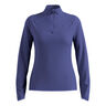Zeroweight Warm Mid Layer 1/2 Zip Laufshirt Damen-Blau
