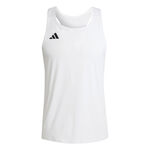 adidas Laufshirt adidas Adizero Essential Tank-Top Herren-Weiß