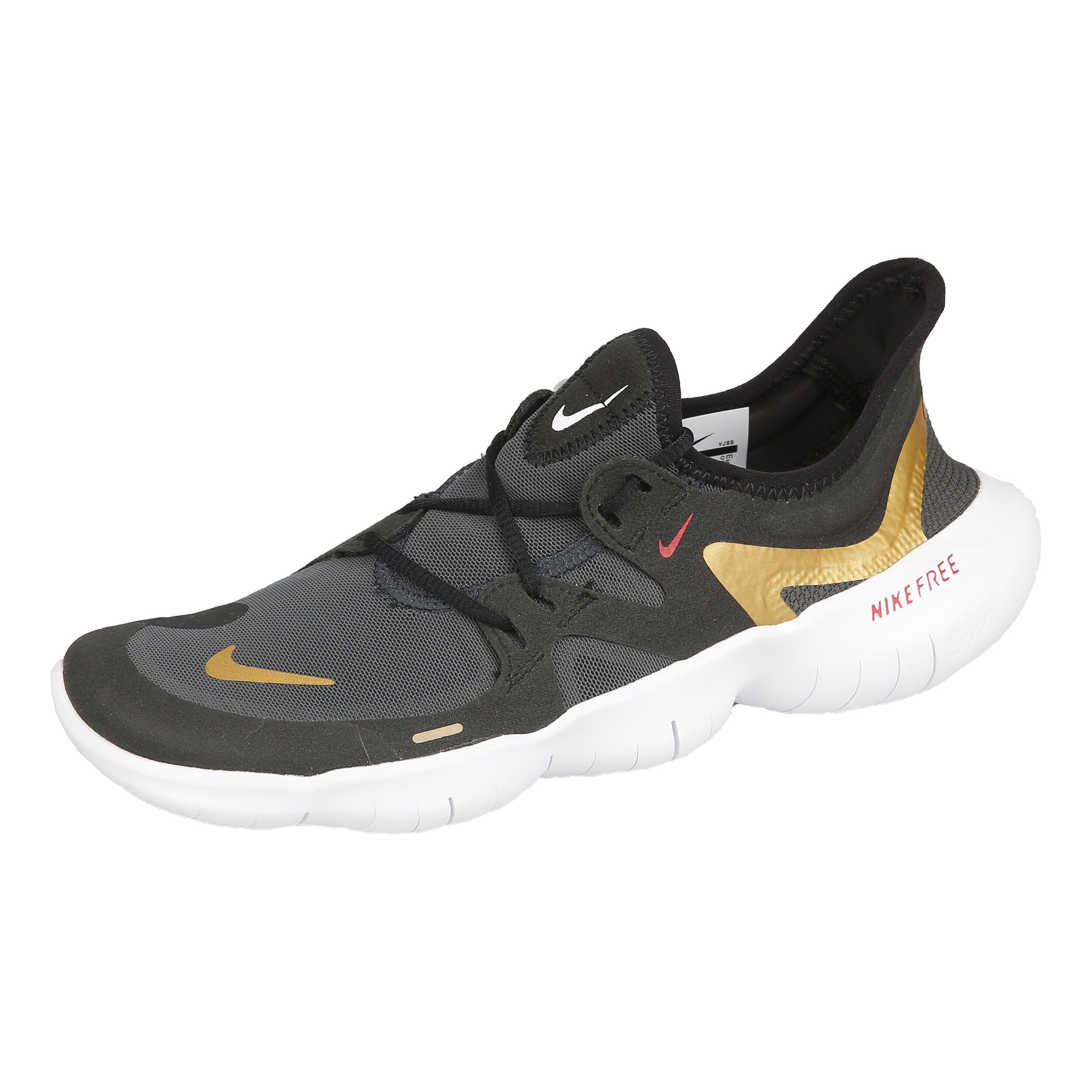 Free run damen schwarz gold shop