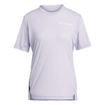 adidas Bekleidung adidas Terrex XPR Laufshirt Damen-Flieder