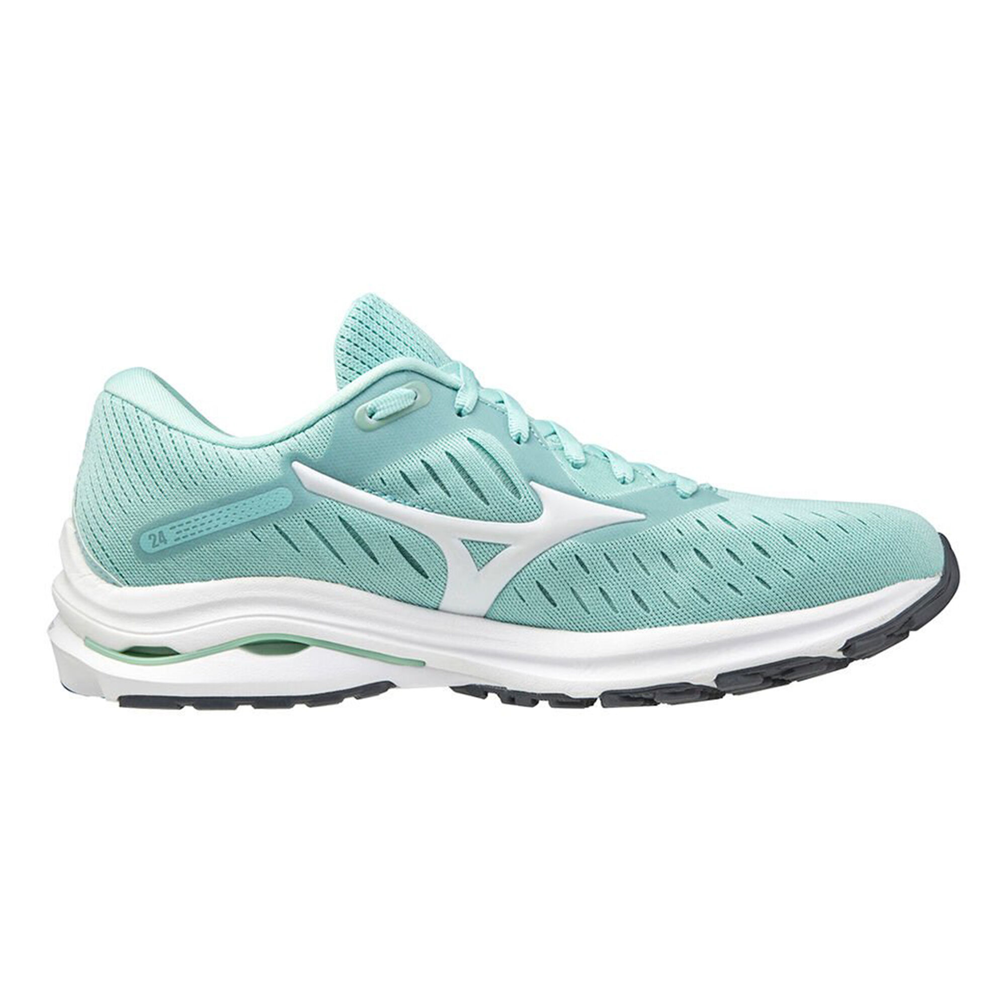 Mizuno Wave Rider 24 Neutralschuh Damen - Mint, Weiß online kaufen Running