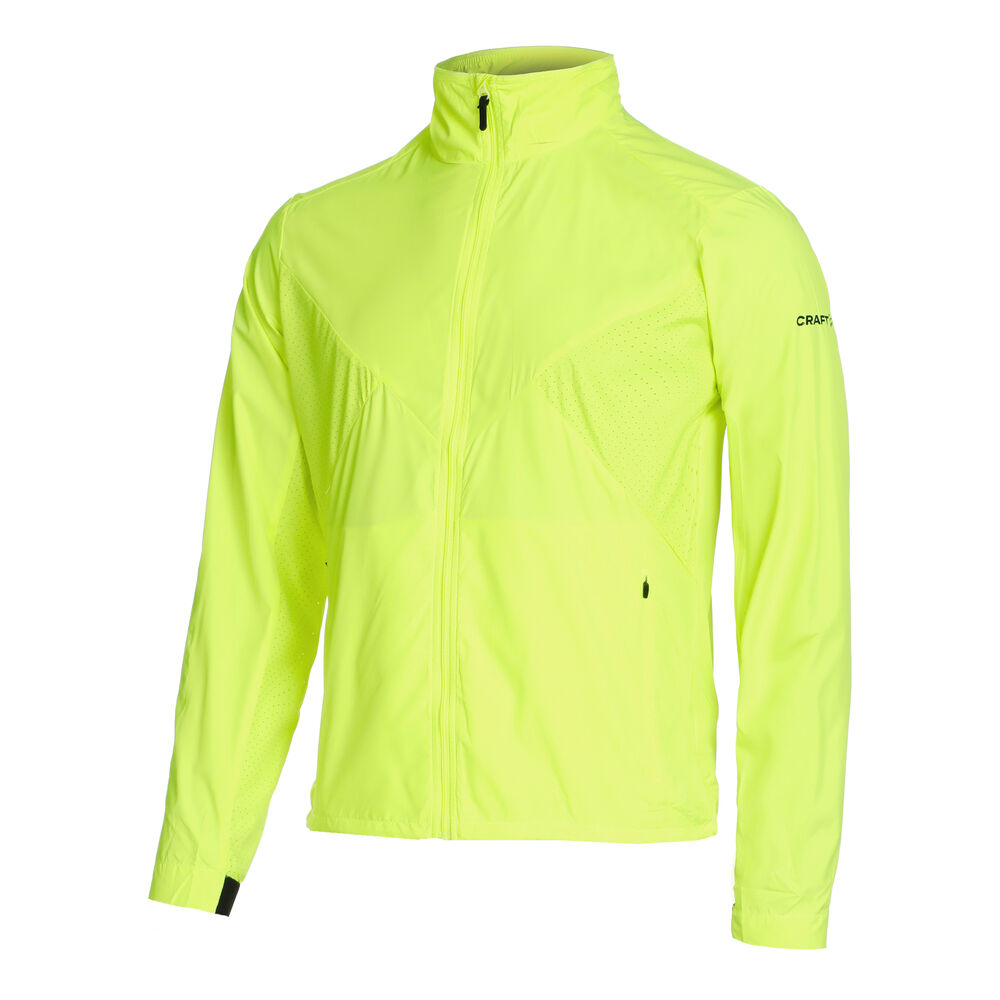 Craft ADV Essence Wind Laufjacke Herren - Neongelb, Größe XL