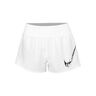 Dri-Fit One Swoosh Laufshorts Damen-Weiß