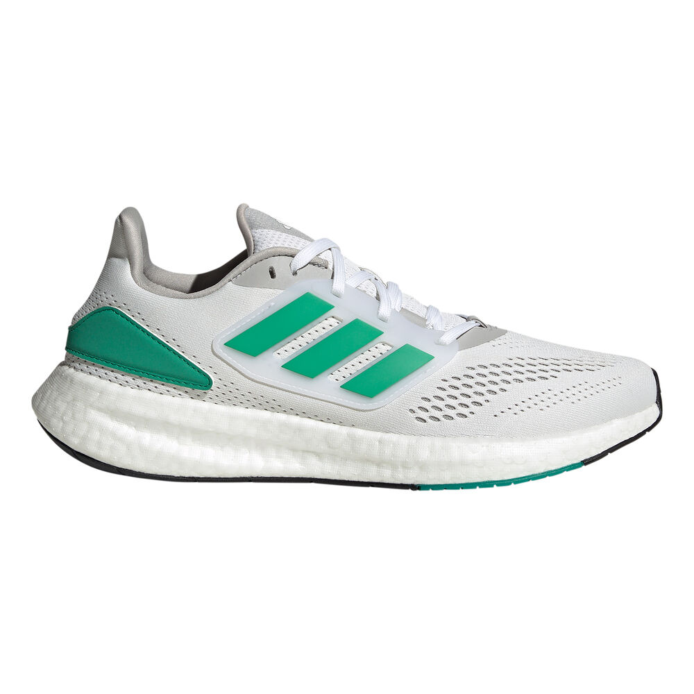 adidas Pureboost 22 Neutralschuh Herren - Weiß, Grün, Größe 41 1/3