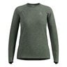 Essential Seamless Crew Neck Longsleeve Damen-oliv