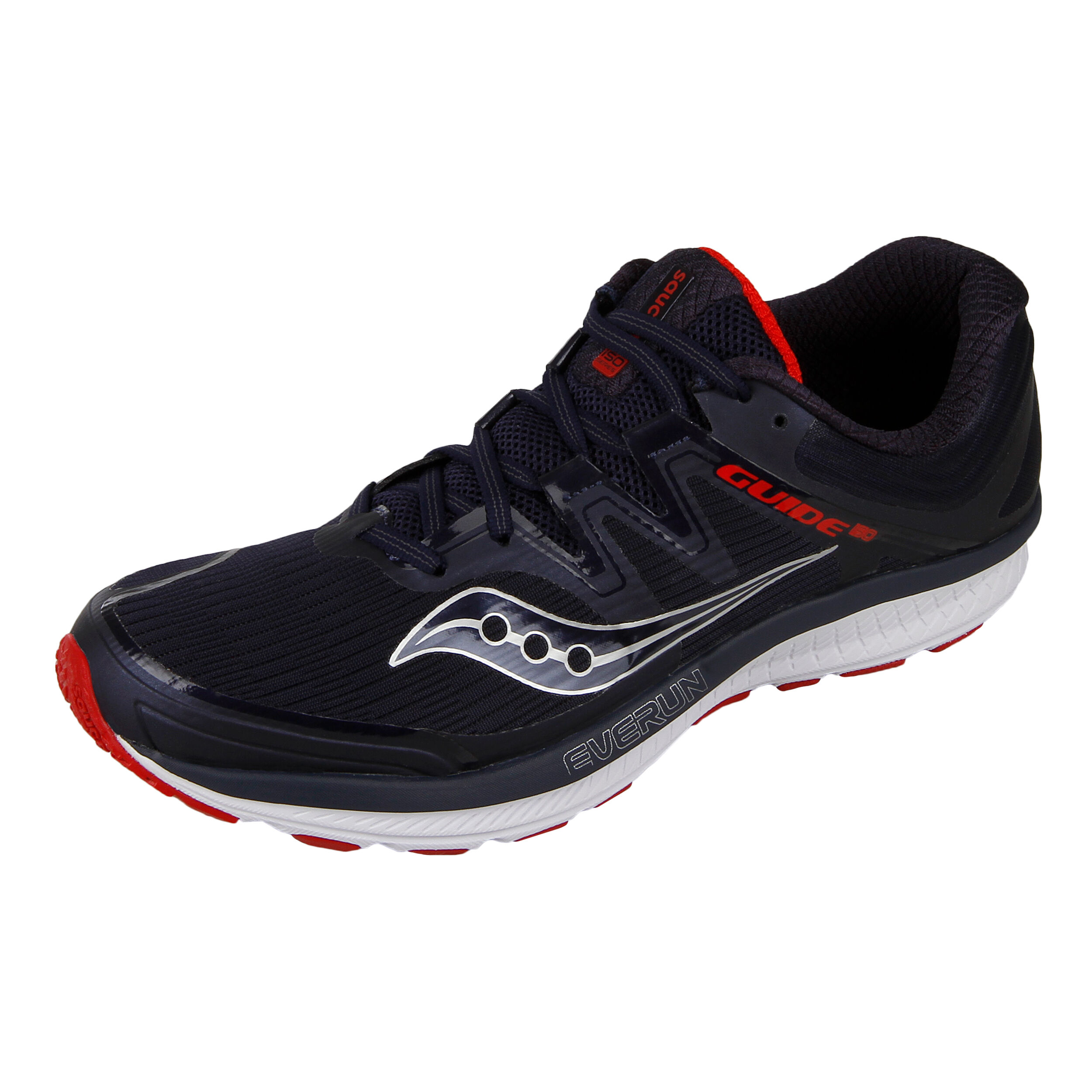 Saucony Guide Iso Stabilitatsschuh Herren Dunkelblau Rot in GroBe 42 5 online kaufen Running Point AT