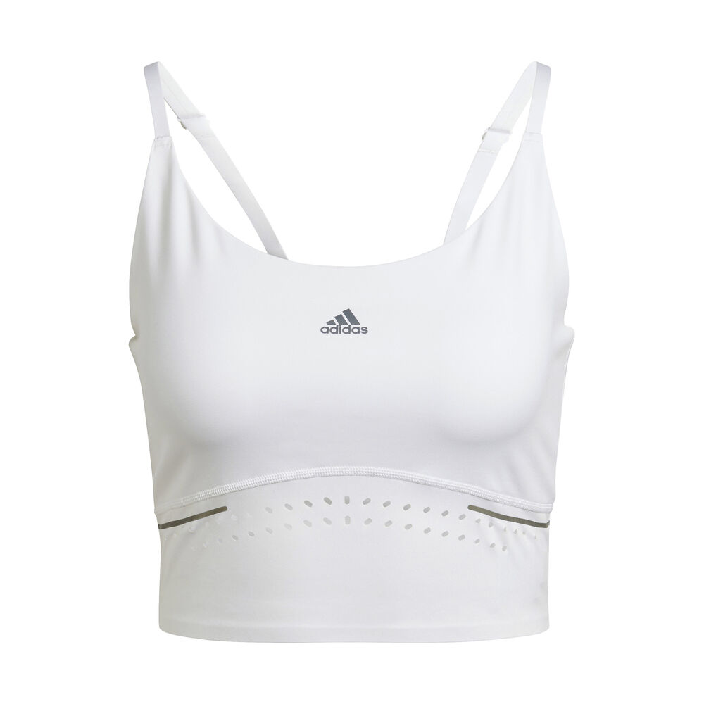 adidas 45S Cropped Tank-Top Damen - Weiß, Größe XS