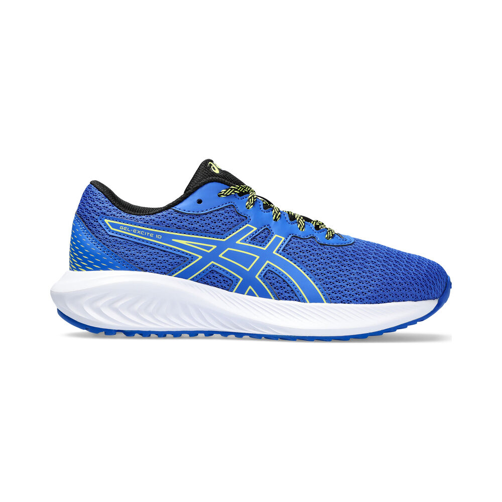 ASICS Gel-Excite 10 GS Neutralschuh Kinder - Blau, Neongelb, Größe 35.5