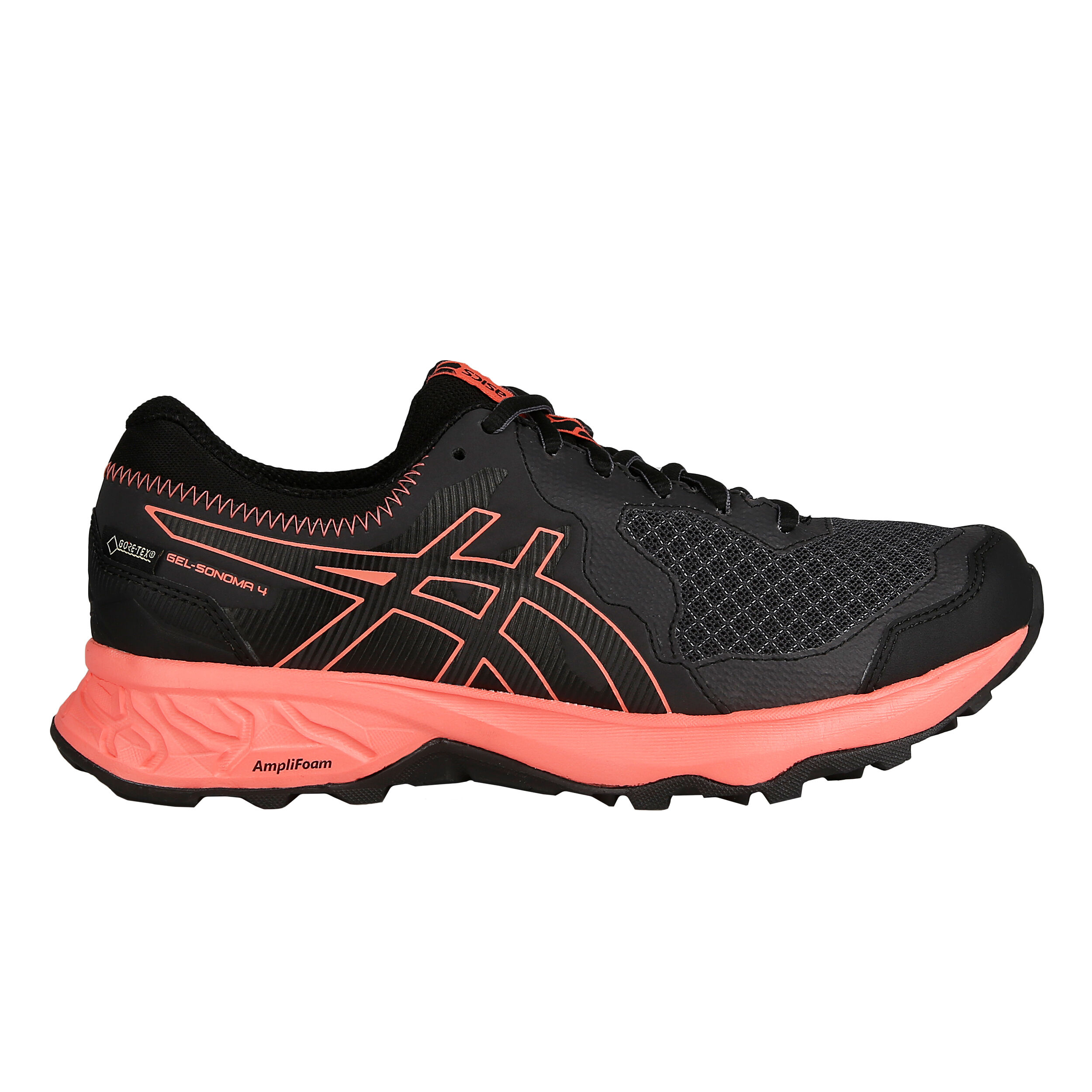 Asics damen gel-sonoma 4 g-tx laufschuhe schwarz store