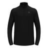 Essential Ceramiwarm 1/2 Zip Laufshirt Herren-Schwarz
