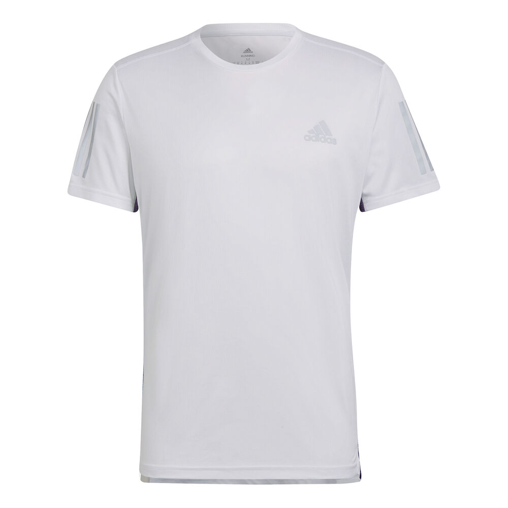 adidas Own The Run T-Shirt Herren - Weiß, Größe XL