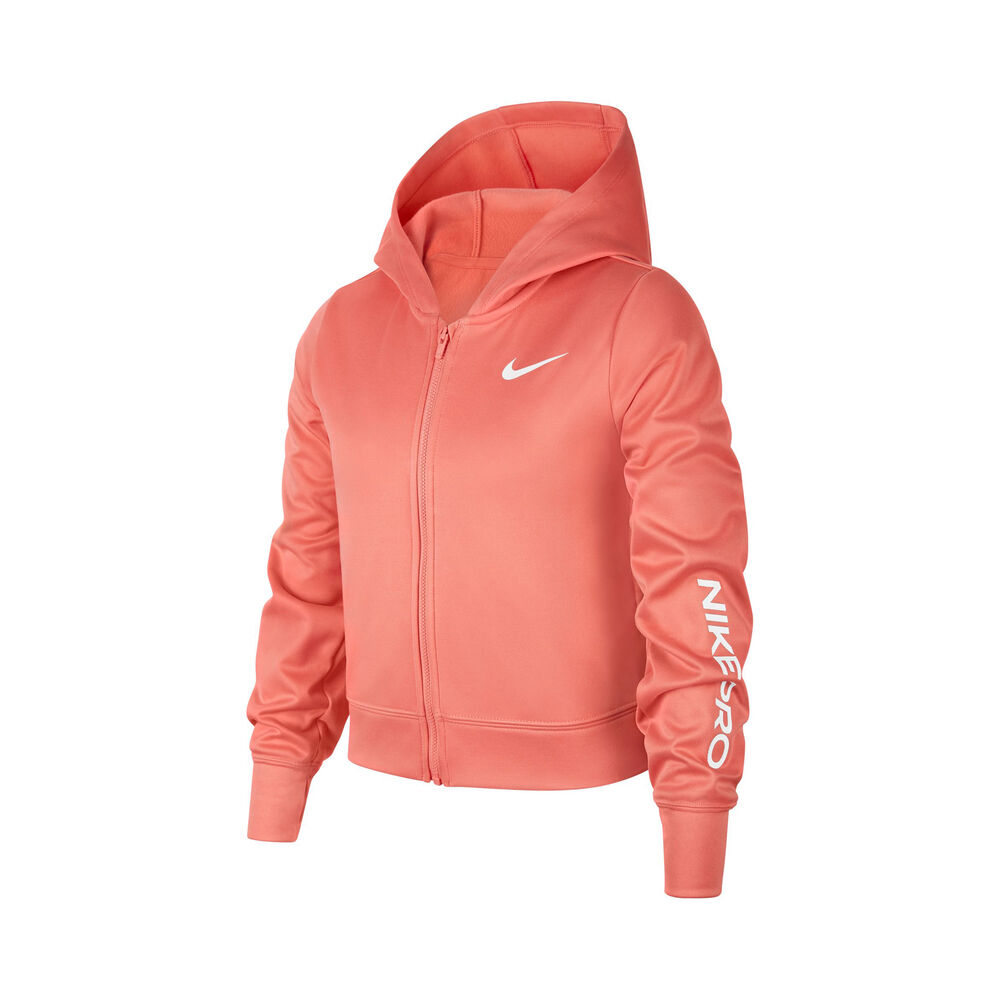 Nike Pro TF Sweatjacke Kinder - Pink, Größe L