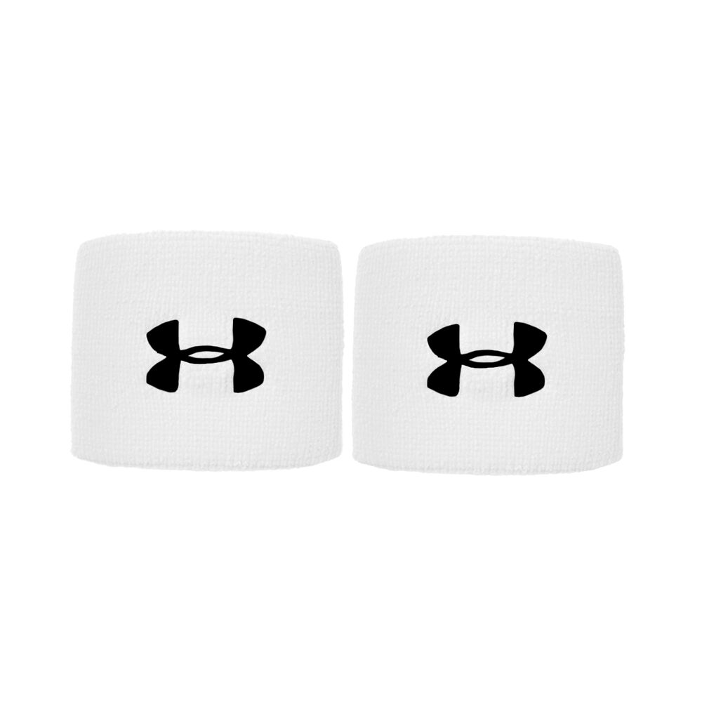 running point at Under Armour Performance Schweißband 2er Pack Weiß