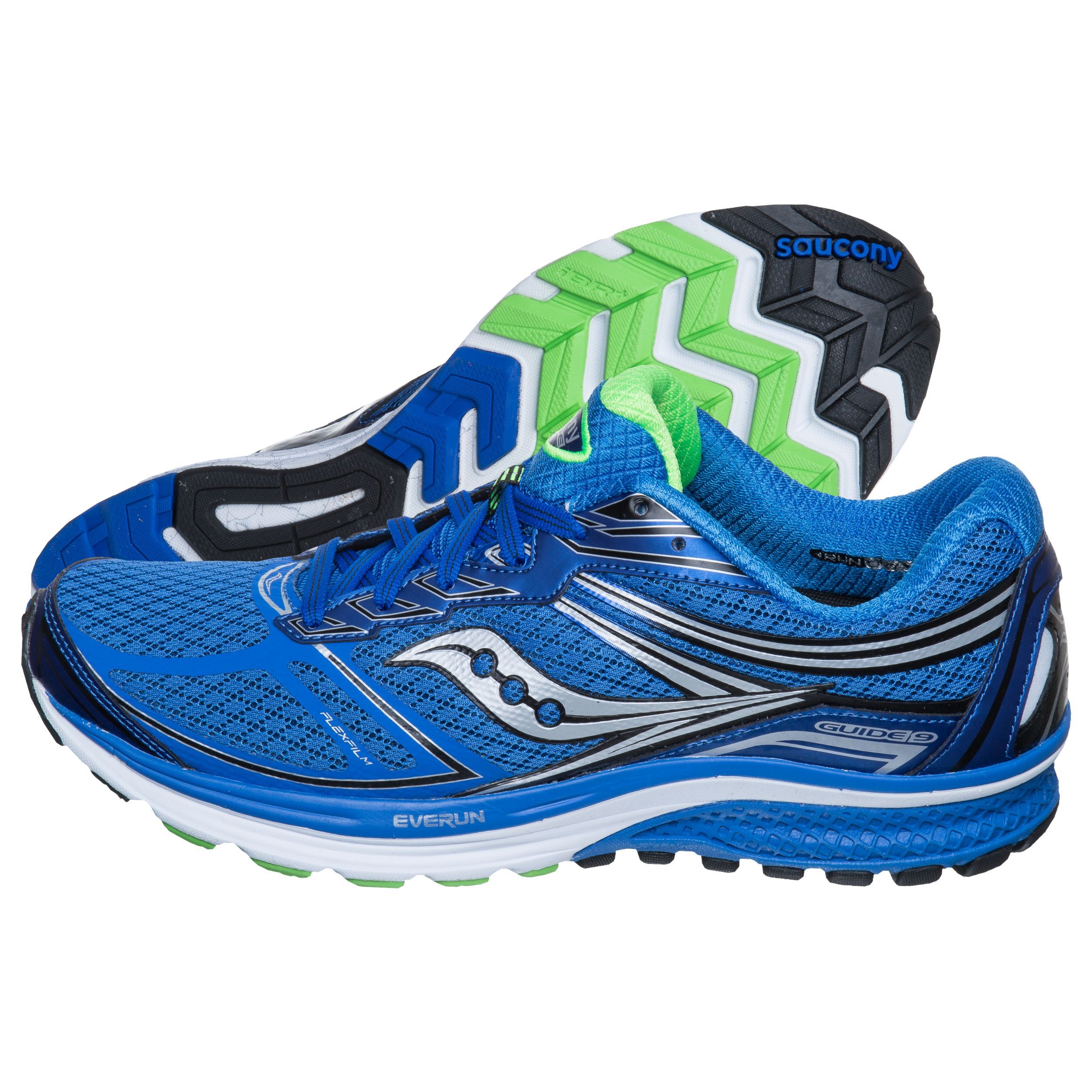 Saucony Guide 9 Stabilitatsschuh Herren Blau Hellgrun online kaufen Running Point AT