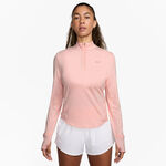 Nike Bekleidung Nike Swift UV Half-Zip Laufshirt Damen-Rosa