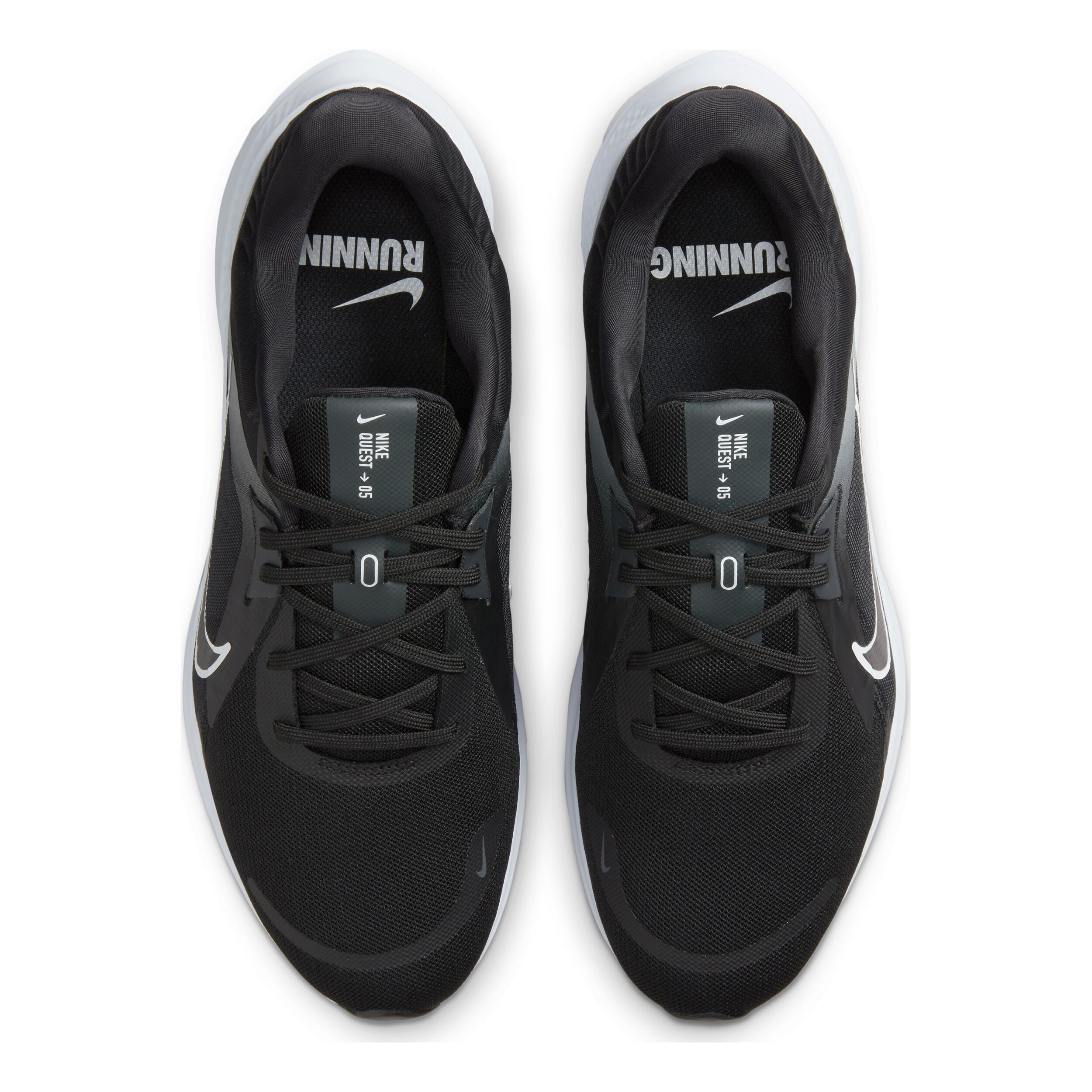 Nike Quest 5 Neutralschuh Herren Schwarz Grau online kaufen Running Point AT