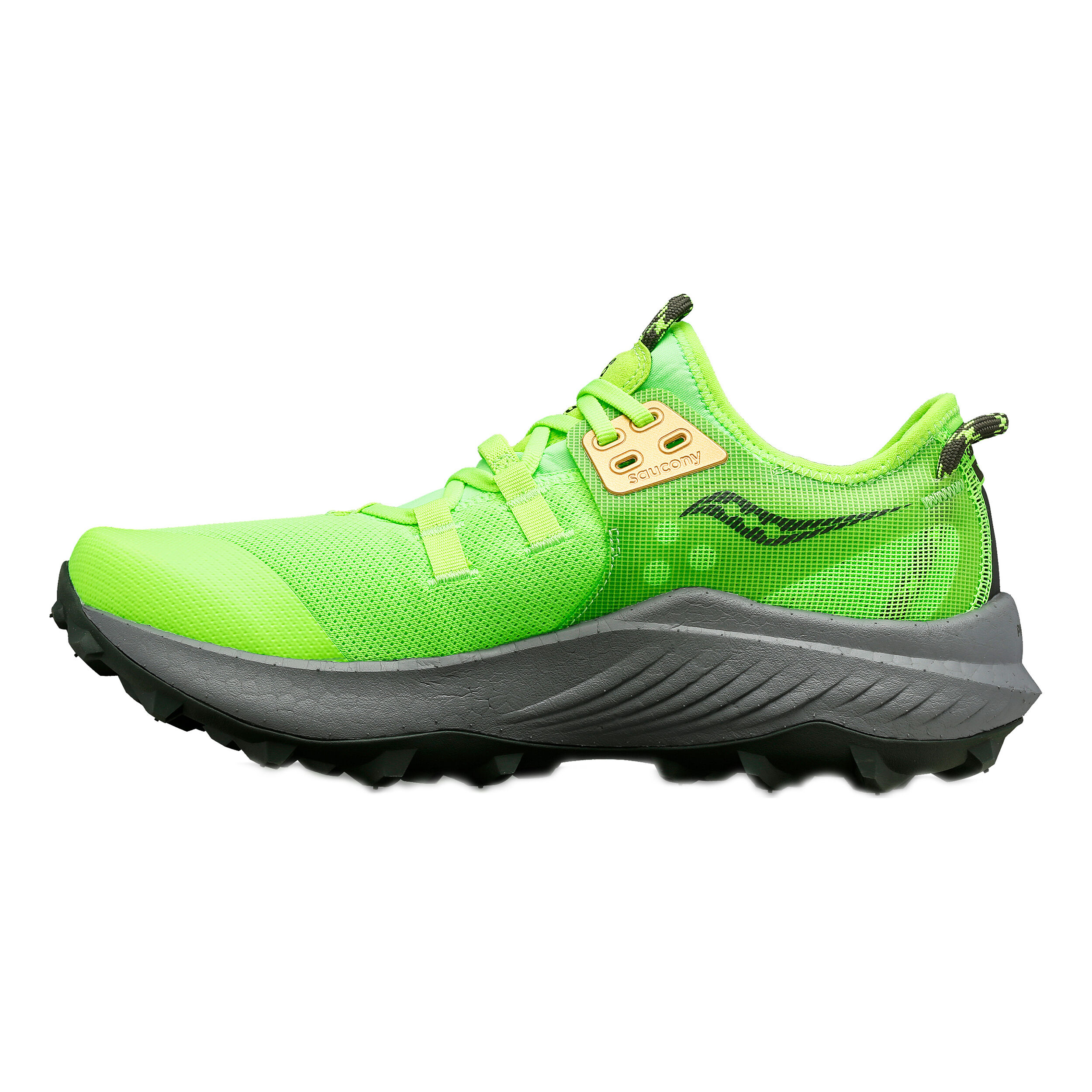 Saucony Endorphin Rift Trailschuh Herren Neongrun Schwarz online kaufen Running Point AT