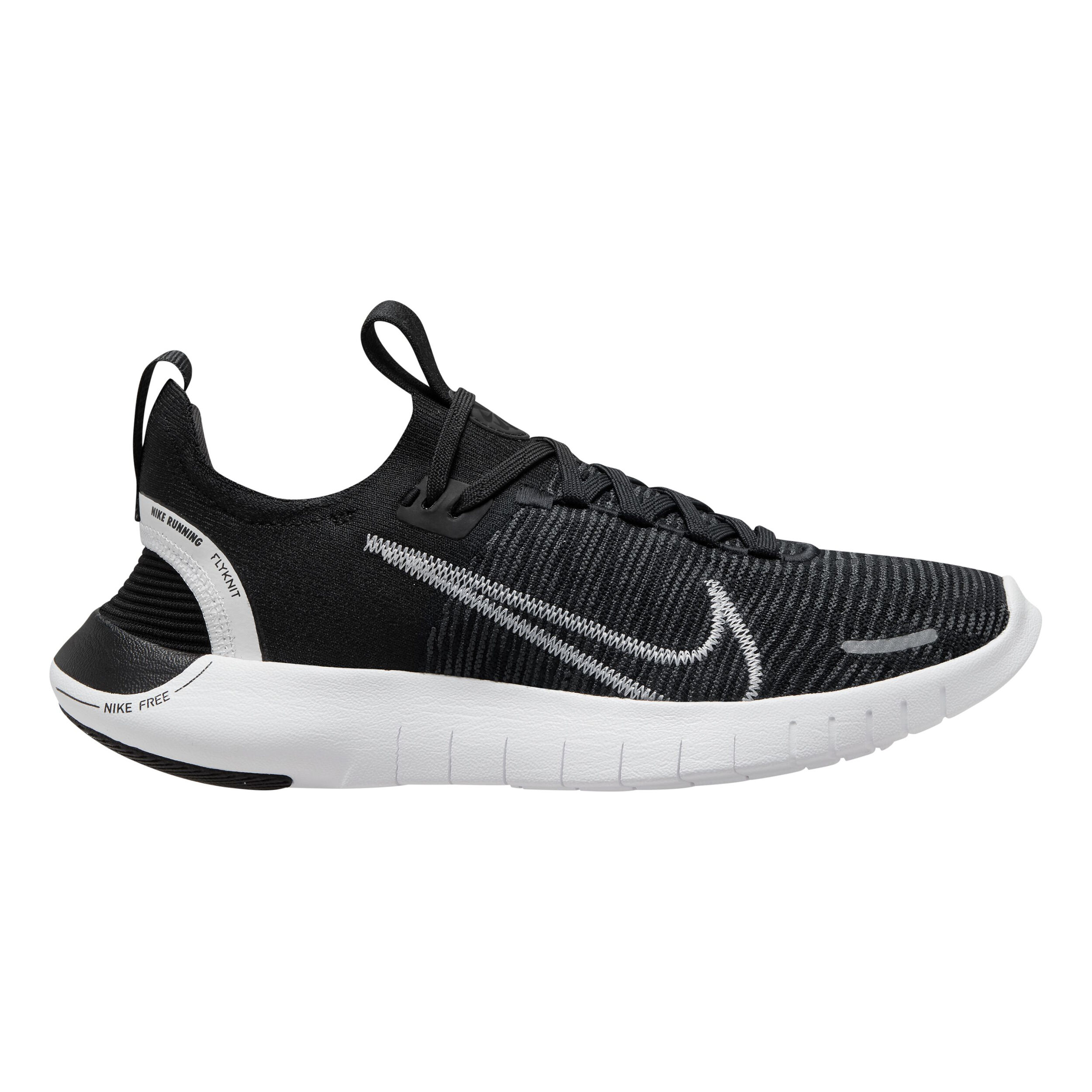 Nike Free Run Flyknit Next Nature Neutralschuh Damen Schwarz WeiB online kaufen Running Point AT