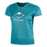Fujitrail Logo Laufshirt Damen-Blau