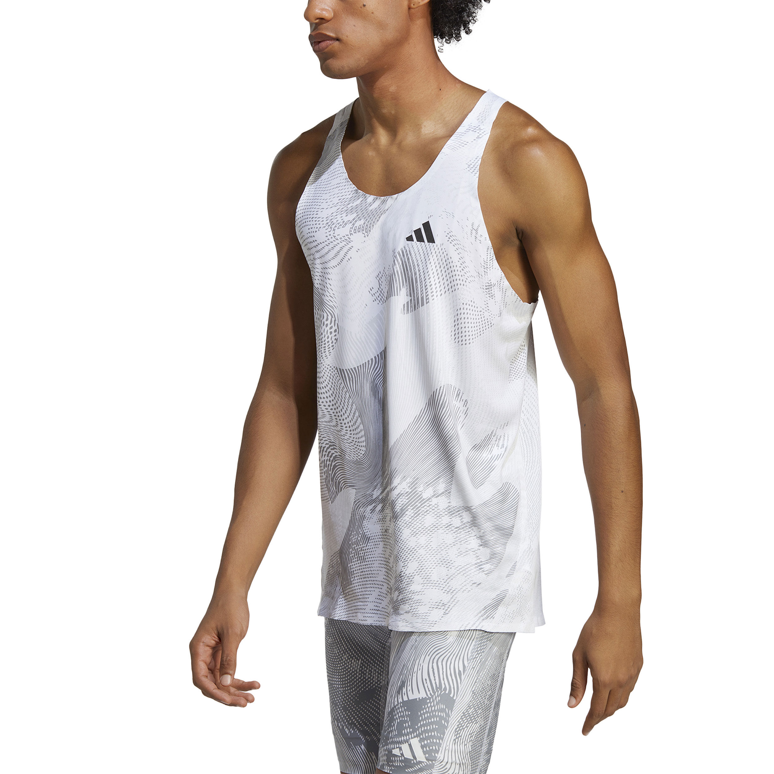 Adidas tank top herren weiß hot sale