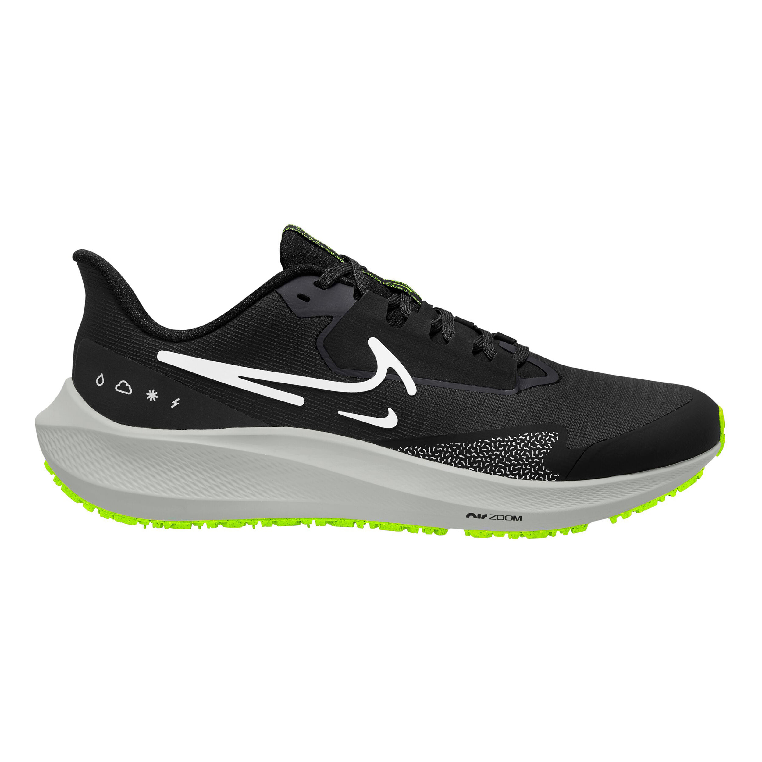 Nike Air Zoom Pegasus 39 Shield Neutralschuh Herren Schwarz Wei
