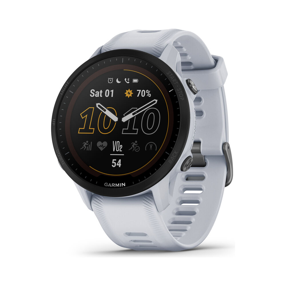 Garmin Forerunner 955 Solar Pulsuhr - Weiß