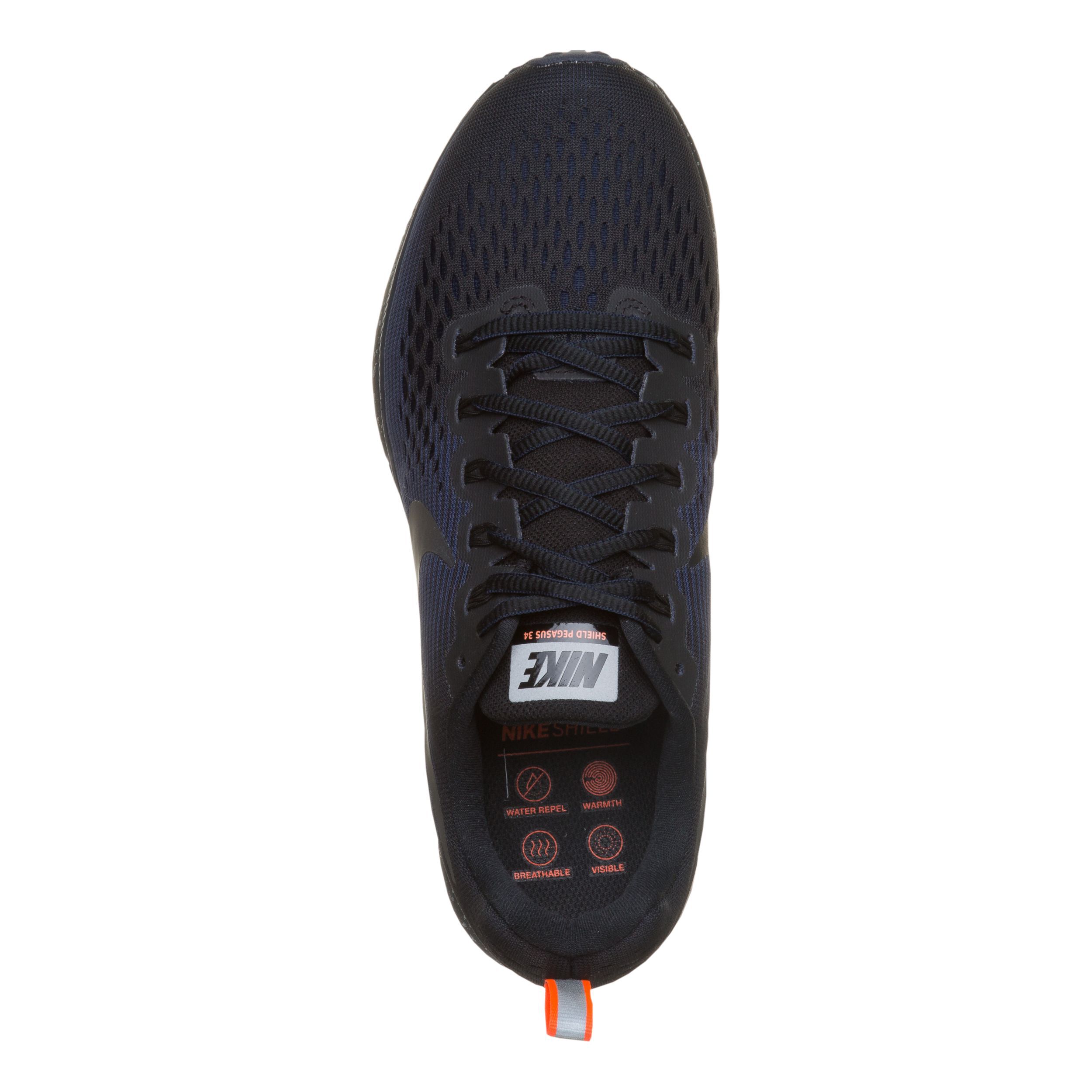 Nike Air Zoom Pegasus 34 Shield Neutralschuh Herren Schwarz Dunkelblau online kaufen Running Point AT