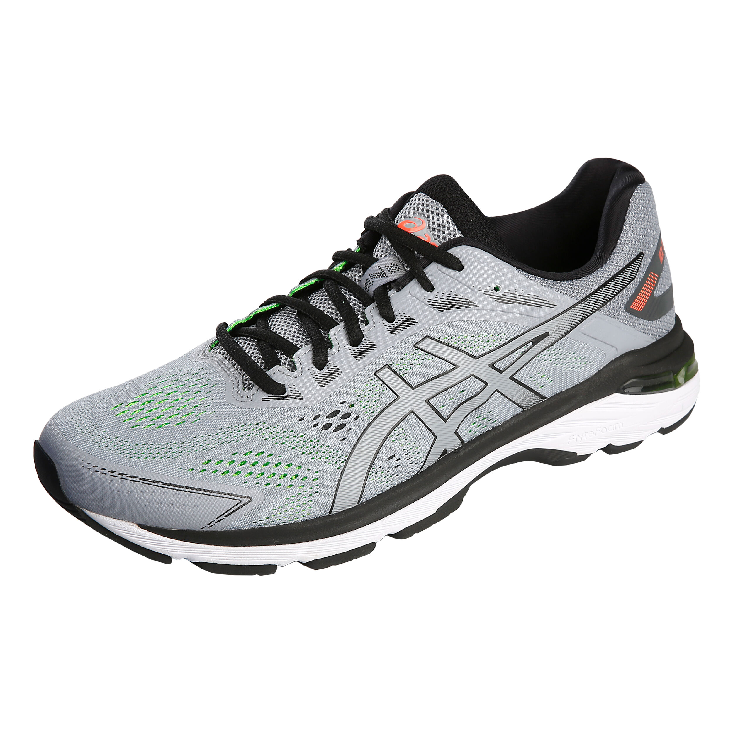 ASICS GT 2000 7 Stabilitatsschuh Herren Grau Neongrun online kaufen Running Point AT