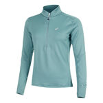 ASICS Bekleidung ASICS Road Winter 1/2 Zip Mid Layer Laufshirt Damen-Salbei