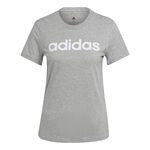adidas Bekleidung adidas Linear T-Shirt Damen-Grau