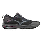 Mizuno Laufschuhe Mizuno Wave Rider GTX Trailschuh Damen-Grau,Weiß
