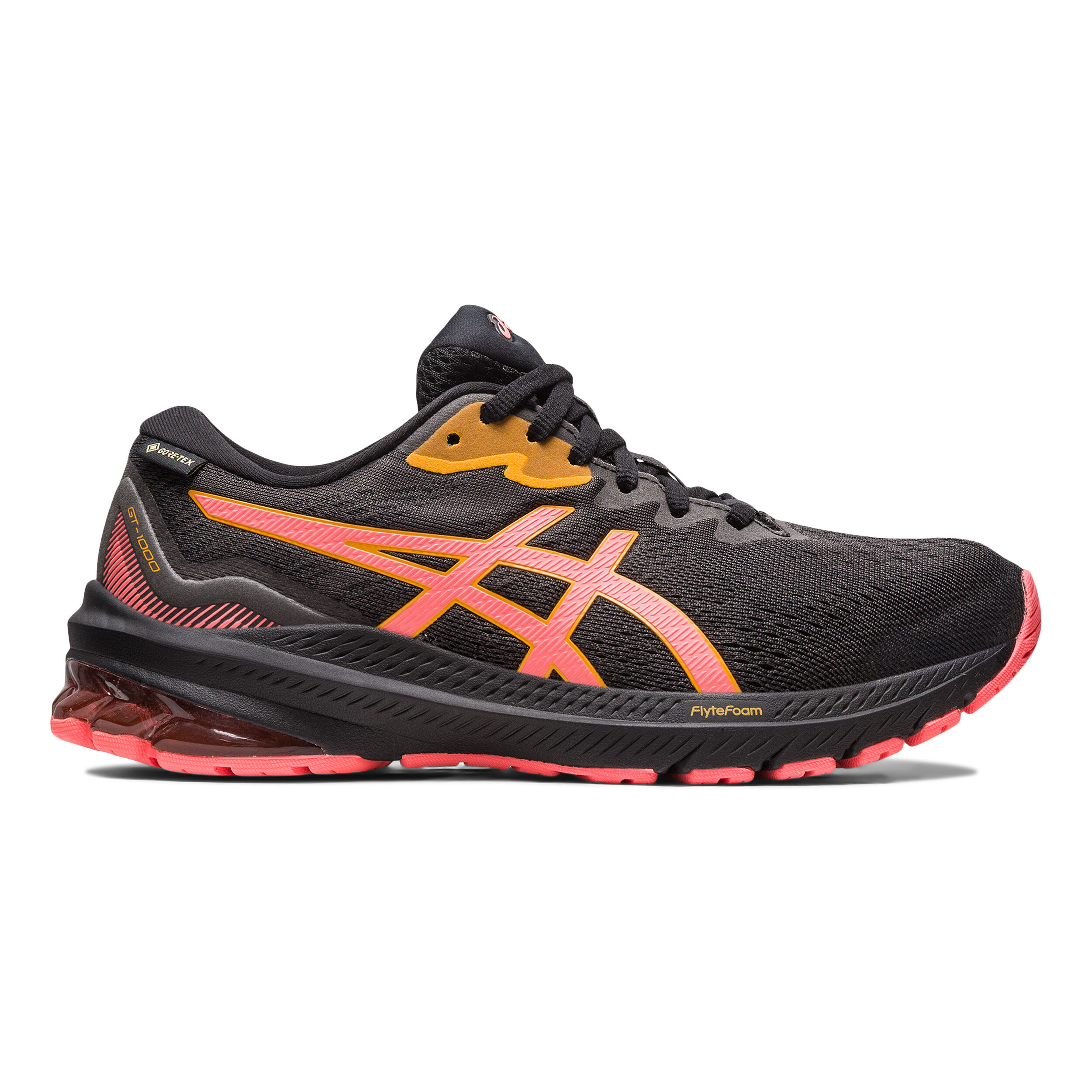 ASICS GT 1000 11 GTX Stabilitatsschuh Damen Schwarz Orange online kaufen Running Point AT